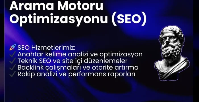 arama-motoru-optimizasyonu-seo kurumsal kimlik tasarımı - logo ve marka tasarımı - marka kimliği oluşturma - seo hizmetleri - arama motoru optimizasyonu - seo danışmanlığı - web tasarım hizmetleri - seo uyumlu web tasarım - dijital pazarlama stratejileri - sosyal medya reklamcılığı - e-ticaret sitesi kurulumu - e-ticaret için google ads - prodüksiyon hizmetleri - reklam filmi prodüksiyonu - seo ve dijital pazarlama soruları